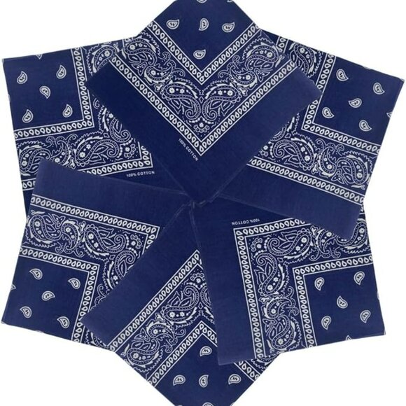 Bandanas That Speak Your Style! Red, Orange, Navy Blue, Purple, Violet, and Pink - Picture 4 of 10